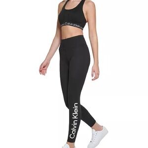 Calvin Klein Performance Women's Black Logo Leggings